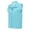 Light Blue, variant on VJGBEGW Men Women Lightweight Sleeveless Vest Casual Lapel Zipper Jacket Mesh Lined Outdoor Outerwear With Side Pockets Bright Green L