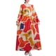 thumbnail image 1 of Vestido vintage de mujer de manga larga estampado de gran tamaño boho casual vestido de vacaciones Tomshoo Vestido, 1 of 2