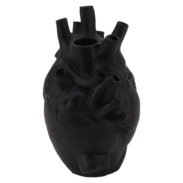 Florero de Corazón Anatómico para Flores Maceta de Resina Floreros de Escritorio en Forma de Corazón para el Hogar Oficina Dormitorio Boda ANGGREK Otros