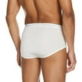 thumbnail image 2 of Hanes Men's Tagless Briefs with ComfortFlex Waistband-Multiple Packs Available, 3 Pack-White, Medium, 2 of 4