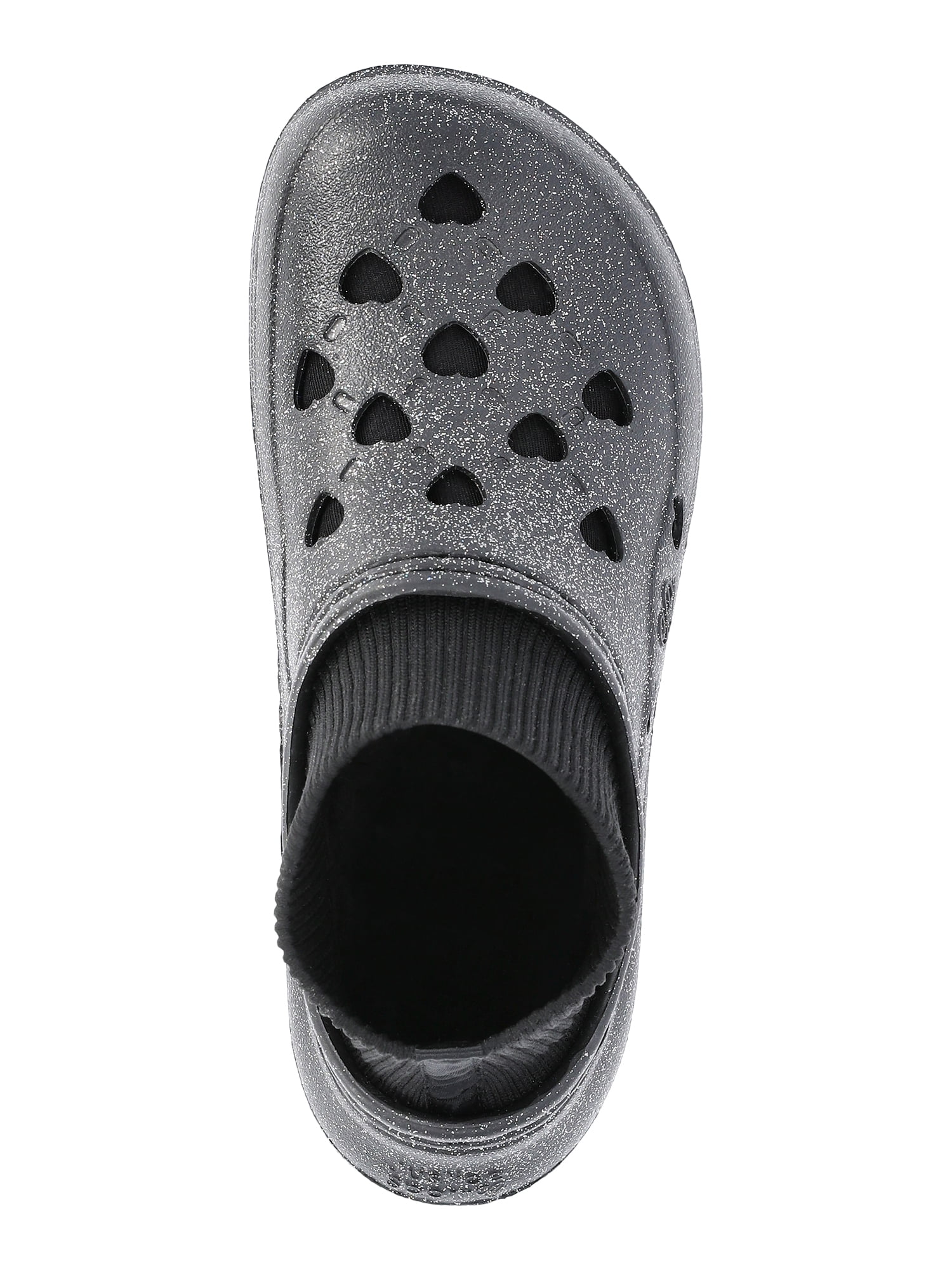 Justice Little & Big Girl Glitter Sock Clog