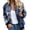B-Yellow, variant on Womens Casual Daily Jackets Lightweight Zip Up Casual Jacket Leopard&Floral Print Coat Stand Collar Short Sports Outwear