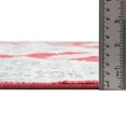 thumbnail image 5 of Unique Loom Paragon Collection Area Rug - Grayson (5' 5" Square Red/Ivory), 5 of 7