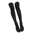 thumbnail image 3 of Hot Extra Long Thigh High Socks Soft Stocking Autumn Winter Socks Black, 3 of 8