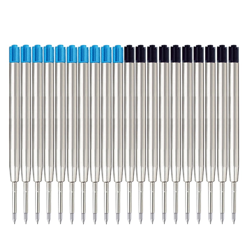 10pcs Blue Ink Parker Style Standard 0.7MM Ballpoint Pen Refills L3X1