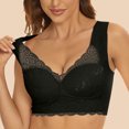 thumbnail image 2 of POIUYTR Women's Plus Size Support Bra - Wide Strap Full Coverage Bralette Lift & Shape Wireless Comfort Bra, 2 of 7