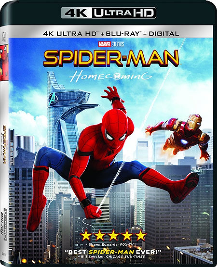 Spider-Man: Homecoming (4K Ultra HD + Blu-ray + Digital) (VUDU Instawatch Included)