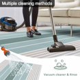 thumbnail image 5 of Teal Aqua Stripes Outdoor Rug 4x6 Ft - Reversible Patio Rug Outdoor Camping Rugs, Modern Ombre Abstract Aesthetics Washable Indoor Outdoor Area Rugs, Non-Slip Outdoor Carpet Runner for Deck/Porch, 5 of 8