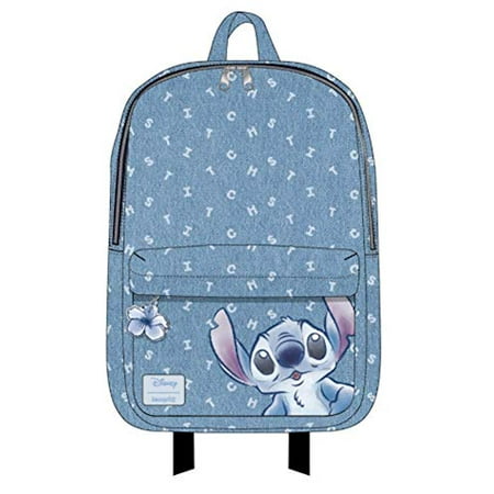 disney stitch lilo walmart loungefly backpack denim mini blue luggage