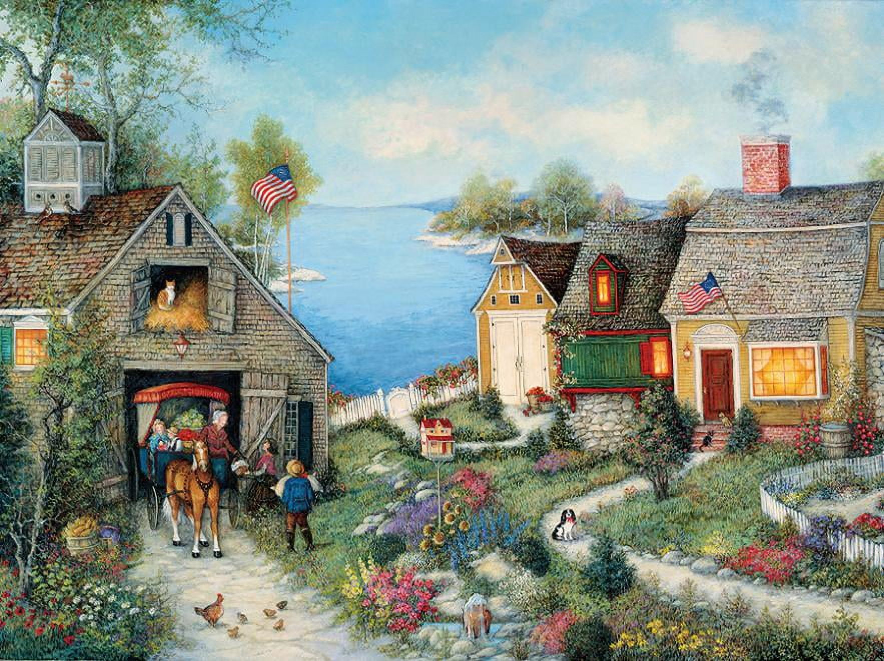 Ceaco 1000 Piece Jigsaw Puzzle Linda Nelson Stocks - Gifts from the Garden #3339-12