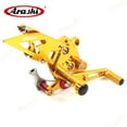 thumbnail image 5 of Arashi (Version 2.0) Adjustable Rearsets for Kawasaki Ninja 300 EX300B ABS / EX300A / EX300 ABS / EX300A / SE 2013 - 2017 Motorcycle Accessories Foot Pegs Footrests Rear Set Gold 2009 2014 2015 2016, 5 of 6