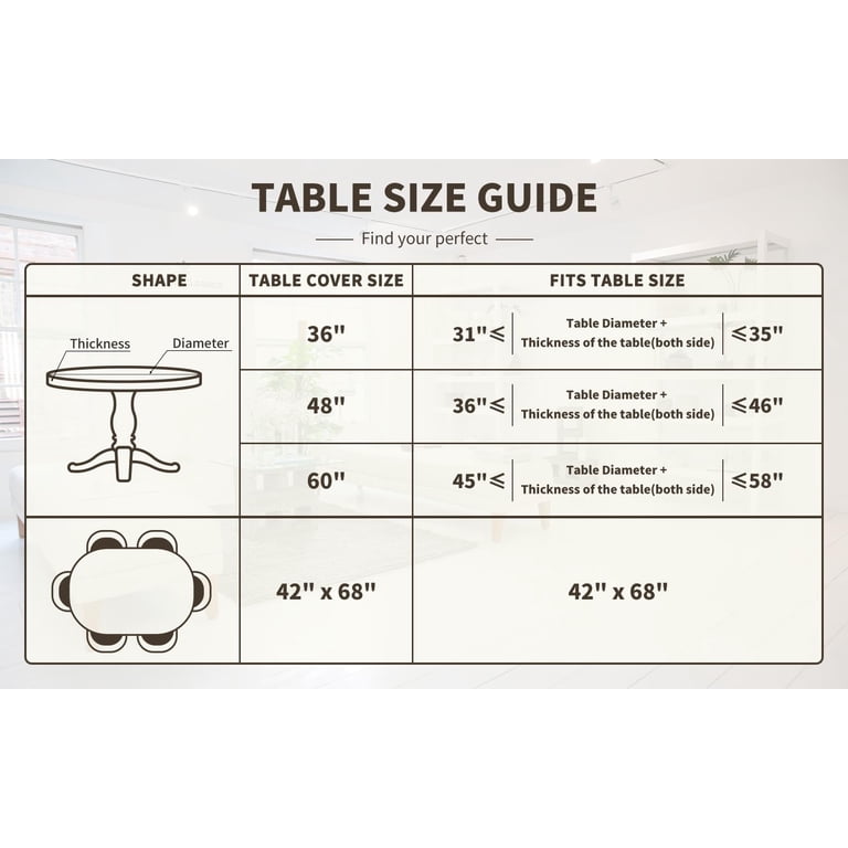 Umineux Oval Fitted Vinyl Tablecloth with Elastic Edge, Black photo 6