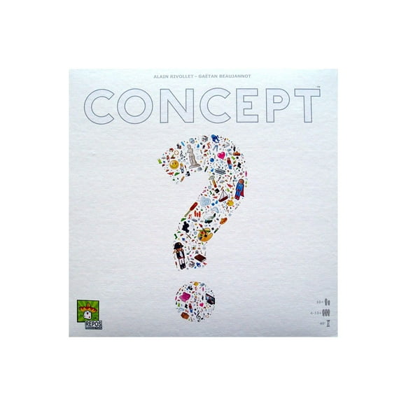 Concept Party Game | Award-Winning Board Game | Team-Based Guessing | Fun Family Game for Adults and Kids | Ages 10+ | 4-12+ Players | Average Playtime 40 Minutes | Made by Repo