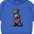 thumbnail image 3 of Inktastic Scottie Dog in Plaid Toddler Hoodie, 3 of 4