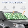 thumbnail image 7 of Picia Green Leaves 2 Piece Car Windshield Sun Shade Foldable | Foldable Sun Shield for Front Window Blocks UV Rays and Keeps Your Vehicle Cool-Medium, 7 of 7