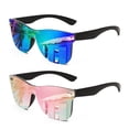 thumbnail image 1 of Gafas de Sol FEISEDY B4114 con Lentes Espejados UV400 para Mujer y Hombre, 1 of 6