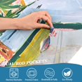 thumbnail image 3 of Yayeee Kitchen Curtains Tier Pair Light Filtering 27"x36" Rod Pocket Short Cafe Window Panel, Yellow Window, 3 of 7