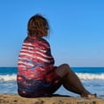 thumbnail image 3 of Independence Day Of The United States Flag Beach Towel, Microfiber Beach TowelsAbsorbent, Compact, Beach Blanket, Lightweight Towel for The Swimming, 3 of 7