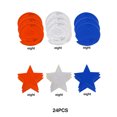 thumbnail image 5 of 24pcs National Day Twinkle Patriotic Shooting Red Blue Silver Star Hanging Swirl Decorations Streamers Foil Swirls for Ceiling Decorations Graduation Party Supplies 4th of July Patriotic Decorations, 5 of 6
