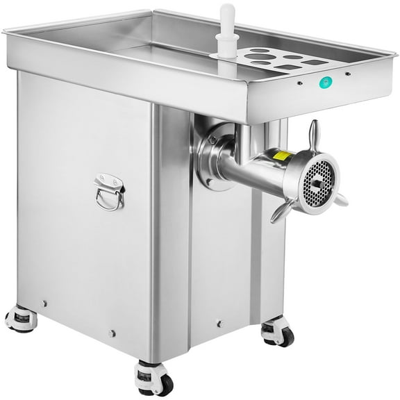 KFFKFF Electric Meat Grinder, 36.7 Lbs/Min Capacity with Blade, Grinding Plate, Sausage Maker, Stainless Steel Meat Mincer for Home, Kitchen, and Commercial Use