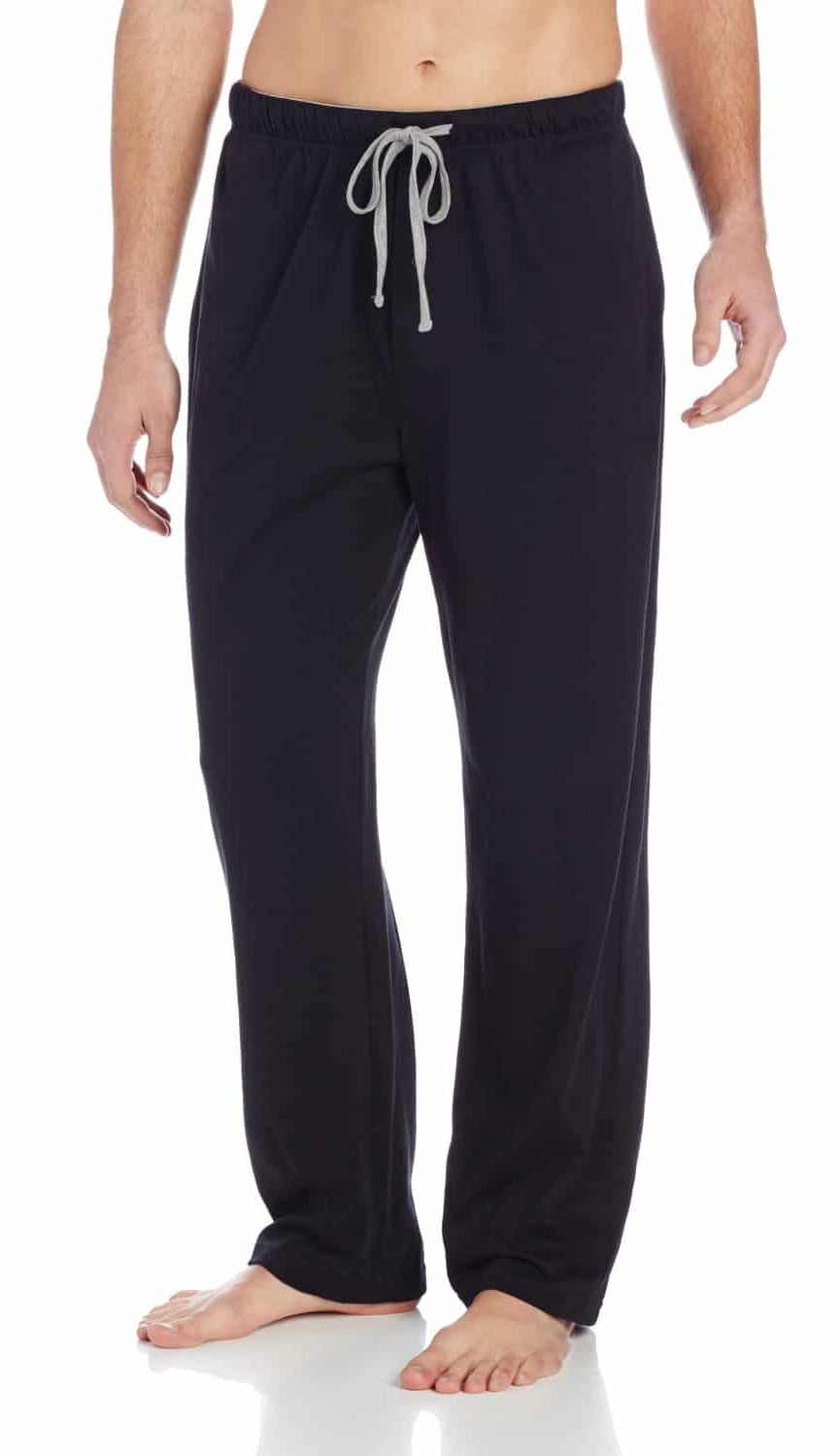 Hanes Men's Solid Knit Pant (Black, XL) - Walmart.com