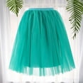 thumbnail image 2 of Easter Carnival Women'S Carnival Fashion Casual Puffy Skirt Five Layer Mesh Midi Length Flared Party Wear, 2 of 3