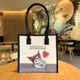 thumbnail image 1 of HelloKitty Pink Leopard Print Hello Kitty PU Handbag Single Shoulder Backpack Loving Girl Heart Large Capacity Commuter, 1 of 5