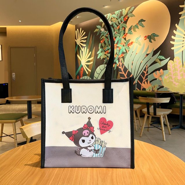 HelloKitty Pink Leopard Print Hello Kitty PU Handbag Single Shoulder Backpack Loving Girl Heart Large Capacity Commuter