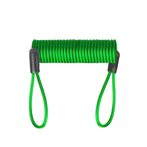 Sonducket Tira de alambre de acero, cuerda portátil multiusos, protección impermeable, tiras de puerto de Metal, motocicleta estable resistente al Ciclismo Verde Sonducket OD031645-03