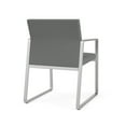 thumbnail image 5 of Fauteuil d'Appoint pour Réception et Salle d'Attente Gansett / Acier Argenté / Gris Pâle, 5 of 5
