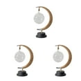 thumbnail image 4 of Langgg Table Lamp With Stand Moon LED Night Lights For Unique And Stylish Lighting Multifunctional PVC Night Light With Stand warm light 3Set, 4 of 6