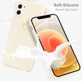 thumbnail image 6 of for iPhone 12 Case Cute Slim Shockproof Phone Case with Wireless Charging Support and Protection, Beige, 6 of 14