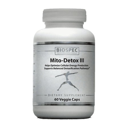Biospec Nutritionals Mito-Detox III – N-Acetyl Cysteine (NAC), Acetyl L-Carnitine, Alpha Lipoic Acid (ALA), Co-Q-10 – Comprehensive Metabolic ‘Tune-up’