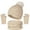 Beige, variant on MEICHEN Warm Set for Women, 3Pcs Winter Beanie Hat Scarf Screen Gloves Sets Girls Classic Knit Warm Chunky Fleece Set, Fall Winter Fashion Accessories