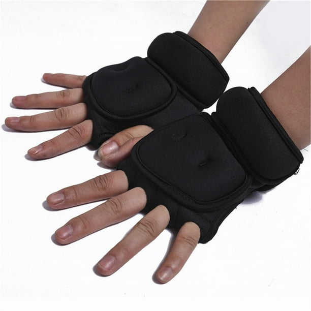 Lot De 2 Gants De Musculation Respirants Et Antidérapants – Homme/femme, Paume Rembourrée, Doigts Semi-ouverts