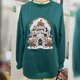 thumbnail image 3 of Sudadera con capucha y parches de purpurina, camiseta vintage Harajuku, ropa de calle ajustada de manga larga, ropa para mujer, camiseta navideña, otoño e invierno, 3 of 5