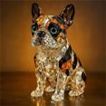 thumbnail image 3 of Handmade Owl Sculptures Collectible Art Painted Glass Animal Figurines Artwork for Home Bar Desktop Ornament, 3 of 4