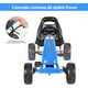 thumbnail image 5 of Costway Go Kart de Pedales Montable para Niños Conducción en Exterior con Asiento Regulable Embrague Freno de Mano Azul, 5 of 9