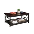 thumbnail image 2 of Convenience Concepts Town Square Table Basse avec Tablette, Espresso, 2 of 3