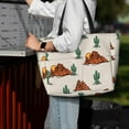 thumbnail image 7 of PAYOHTO Western Theme Cactus Cowboy Large Beach Tote Bags for Womens Mens Sandproof Swim Pool Bag with Zipper for Travel Vacation, 7 of 7