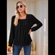thumbnail image 5 of Túnica de Larga para Mujer, Color Negro, Talla XXL, 5 of 9