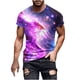 thumbnail image 2 of Tops para hombre, blusas y camisas de manga corta con cuello redondo para hombre. Camiseta casual de manga corta con cuello redondo y estampado de cielo para hombre. Blusa para hombre., 2 of 5
