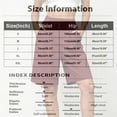 thumbnail image 4 of Shorts for Women Dressy Casual High Waisted Wide Leg Pleated Shorts with Pockets Elastic Waist Knee Length Pants Pink L, 4 of 7