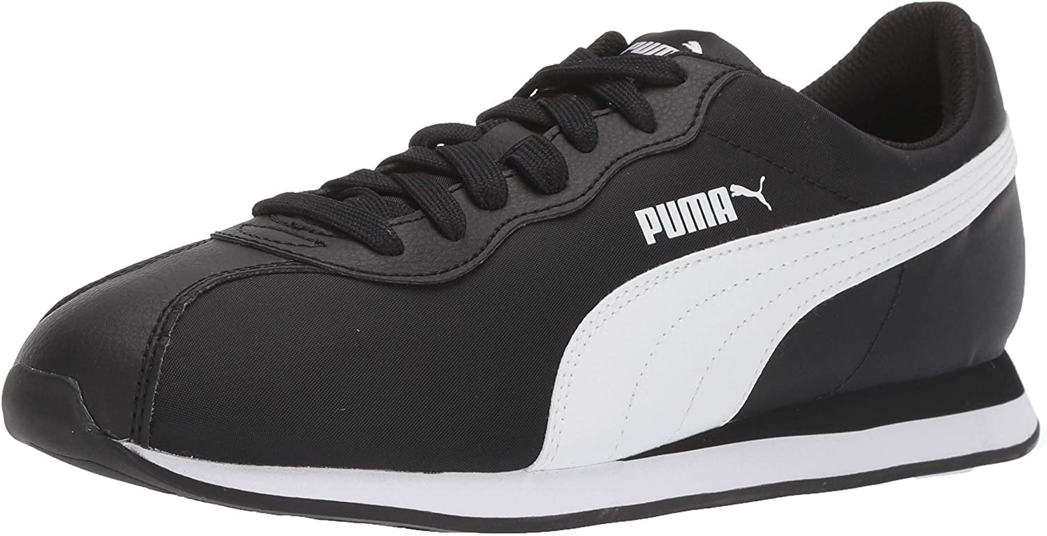 PUMA Men's Turin Sneaker, Black Whit 