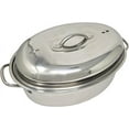 Stainless Steel Turkey Roaster Pan With Lid & Wire Rack for Roasting