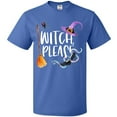 thumbnail image 3 of Inktastic Halloween Witch, Please Broom, Purple Hat, Spider and Snake T-Shirt, 3 of 5