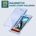 thumbnail image 4 of fafa-32ct Porte-Cartes Magnétique, 35pt Porte-Cartes à une Touche, Protection U-V Étui en Plastique Dur pour Cartes à Collectionner, Étui d'Exposition pour Sports, Baseball, Football, Cartes de Jeu, 4 of 4
