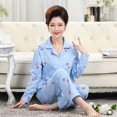 thumbnail image 1 of REDHOTYPE Mode Confort Grande Taille Imprimé Pyjama de Coton à Manches Longues Ensemble Pantalons de Pyjama Chaud en Vrac Homewear, 1 of 2