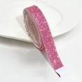 thumbnail image 2 of CSChome Self-adhesive Ribbon Self-adhesive Faux Crystal Rhinestones Needlework Hot Fix Chain Sticker Ribbon DIY Gift Wrapping Package Party Decoration, 2 of 7