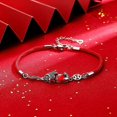 thumbnail image 4 of CHAO Pulsera de cuerda de la suerte estilo chino Pixiu Brave Troops pulsera ajustable unisex, 4 of 5
